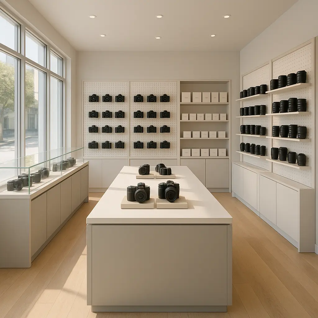 Kamerageschäft Innenraum